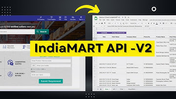 Live Indiamart Leads on Google Sheet | Indiamat Leads CRM System Setup | V2 Version Api