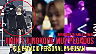 JIKOOK-🔥JIMIN Y JUNGKOOK DEMASIADO PEGADOS EN BUSAN 😱