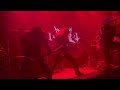 Dark Funeral performing Unchain My Soul at The Vogue Theater Indianapolis 12/6/2022