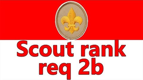 Scout rank requirement 2b - Describe the four steps of Scout advancement.