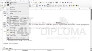 Change the view of the document into Print Layout. Change the view of the document into Print Layout.
