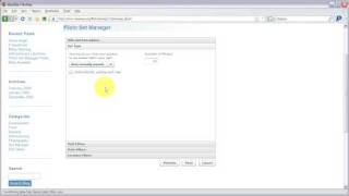 Flickr Set Manager video tutorial