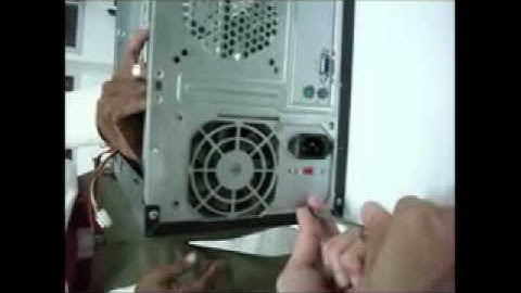 COMO ARMAR Y DESARMAR UNA C. P. U. PARTE 1.wmv