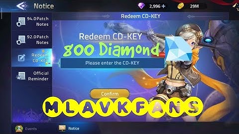 New Free CD-Key Codes MLA-Mobile legends Adventure