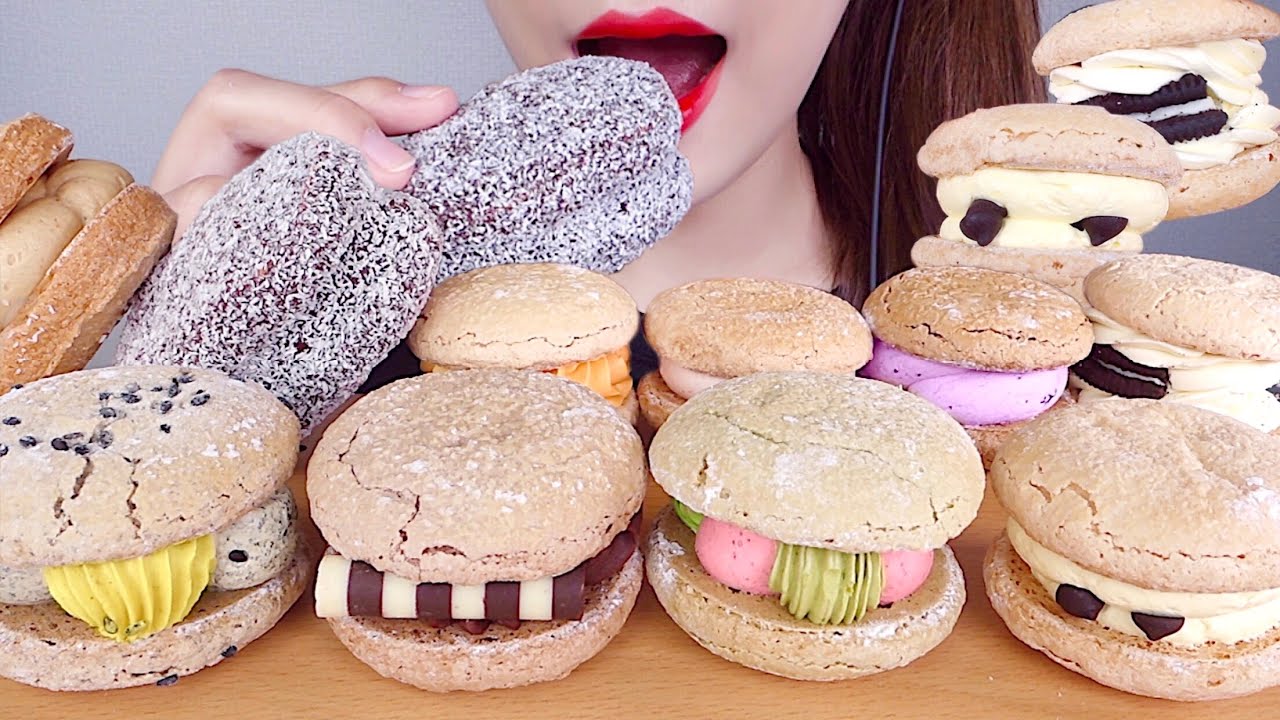 ASMR DACQUOISE MUKBANG 다쿠아즈 먹방 eating sounds