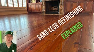 Sand-Less Floor Refinishing Process