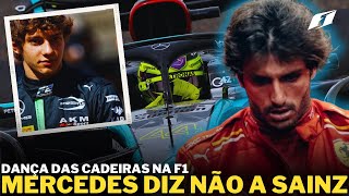 Reviravolta na F1: Mercedes Prefere Novato a Sainz para 2025