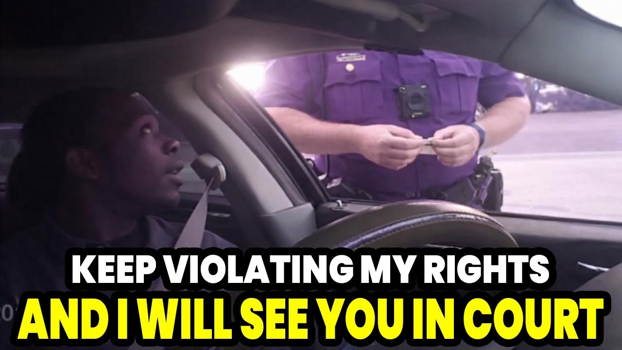 Officer Escalates a Routine Traffic Stop Into Unlawful Intimidation and ...