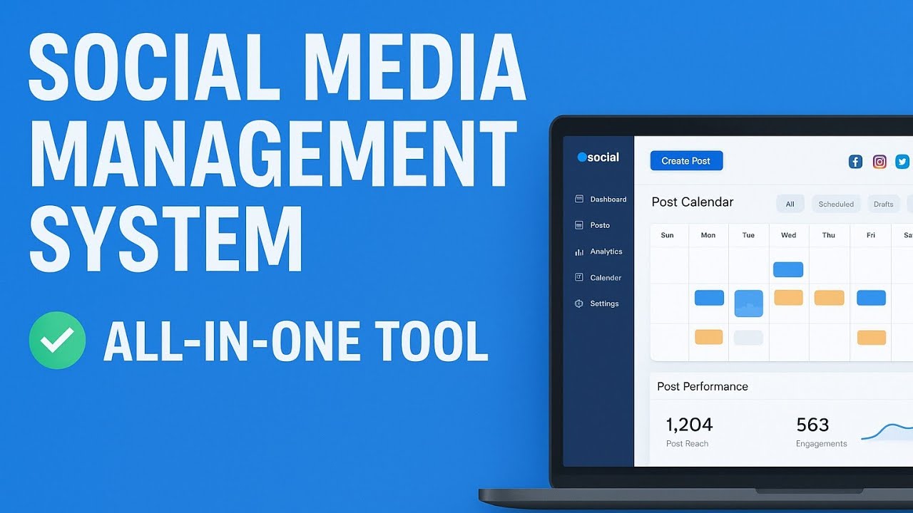 🚀 Social Media Management System | All-in-One Tool for Facebook ...