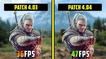The Witcher 3 Patch 4.04 - MASSIVE Performance Increase