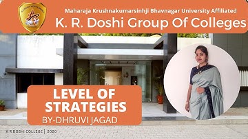 LEVEL OF STRATEGIES | Strategic Management | M.COM SEM- 4 | DHRUVI JAGAD.