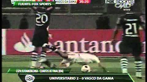 Universitario 2 vs 0 Vasco da Gama - Copa Sudamericana