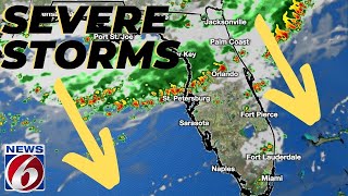 Florida Forecast: Severe Weather Possible Next Few Days (Damaging Wind, Hail, Tornado) image