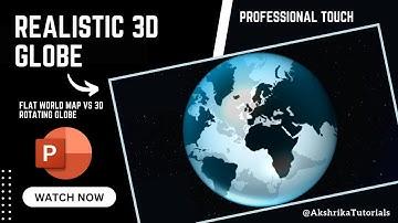 Create Spinning Globe Animation in PowerPoint | 3D Rotating Earth Tutorial 2025