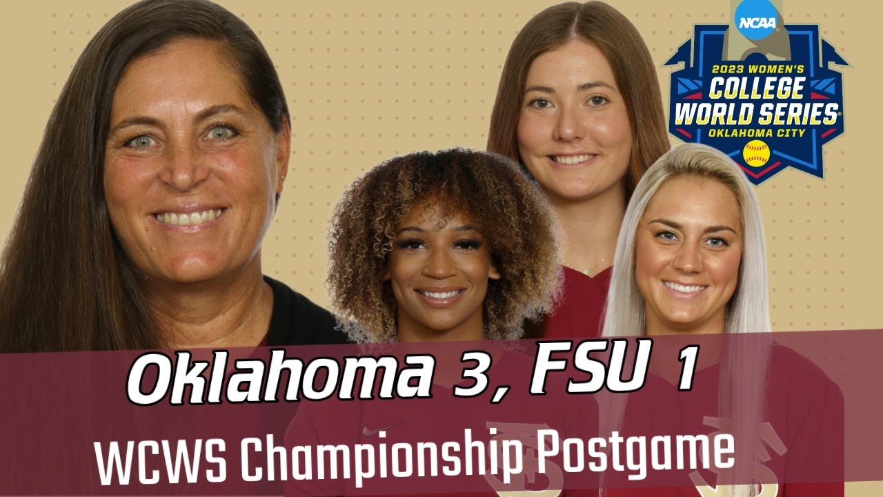 FSU Softball | Florida State falls short to Oklahoma in WCWS Championship | postgame interview #FSU