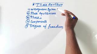 Phase equilibria- heterogeneous system, phase equilibrium, phases, components, degree of freedom Net Worth