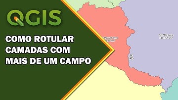 QGIS - Como criar rótulos com múltiplos campos