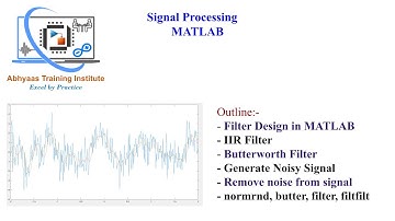 Filter Design in MATLAB | IIR Low Pass Filter using Butterworth | Filter in MATLAB | English | P-19