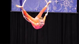 Студия воздушной гимнастики "Жар-птица" - Колосова Мила, дебют