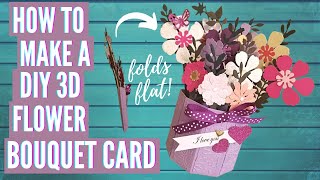 How to Make a 3D Popup Flower Bouquet Card