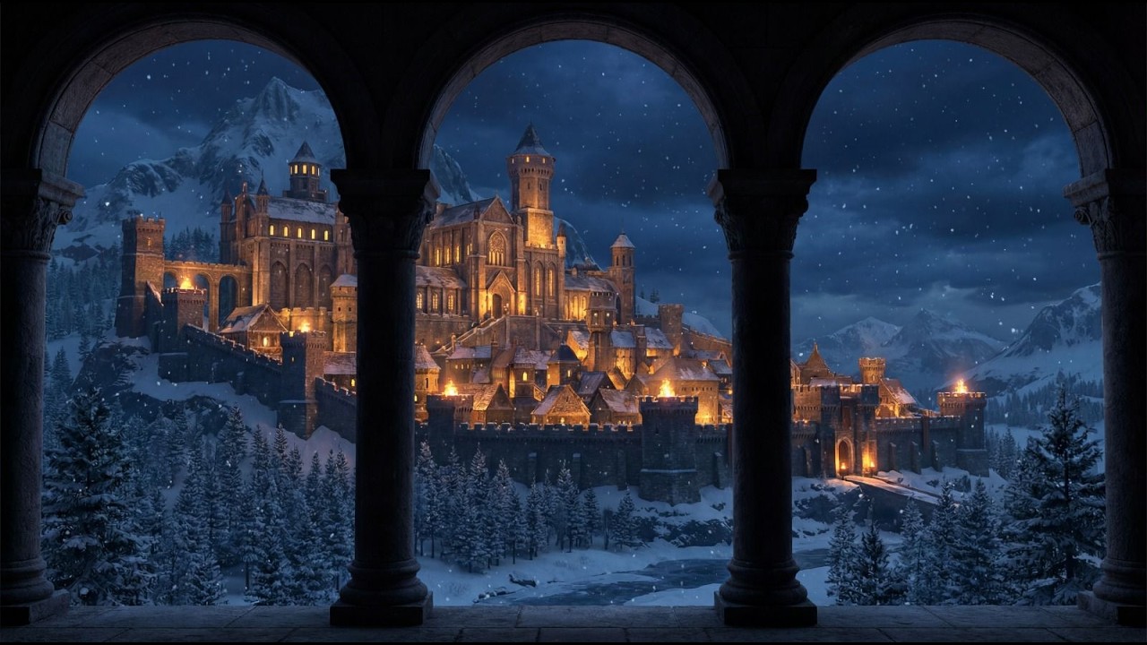 Medieval Night Atmosphere — Pure Magic ✨🏰
