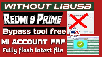 Redmi 9 prime mi account | Redmi 9 prime Dead boot reapir free | 9 prime update bypass softichnic