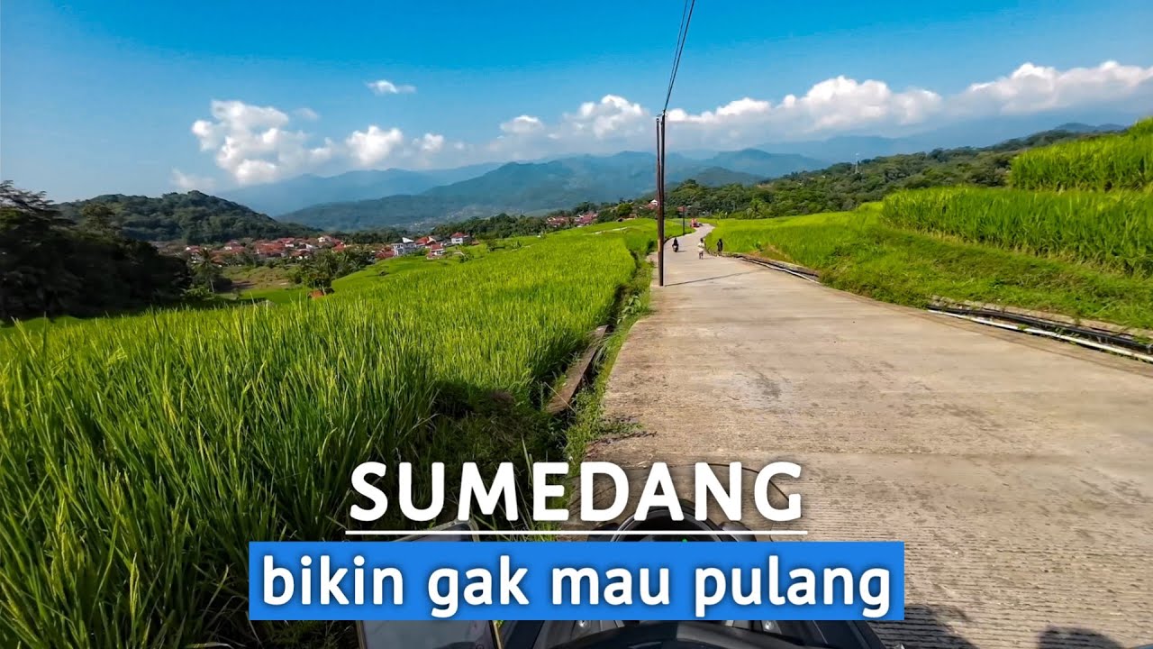 Jalan Lebar, Sawah Luas, Gunung Berjajar | Perjalanan Ke Pesawahan Ciuyah Sumedang