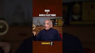 India vs Global Elections: Where Do We Stand ? | T.S. Krishnamurthy (Ex-CEC) | Gobinath #shorts