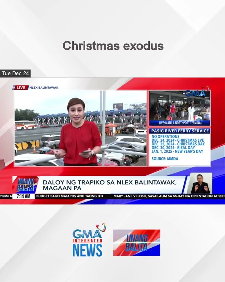 Christmas exodus | Unang Balita