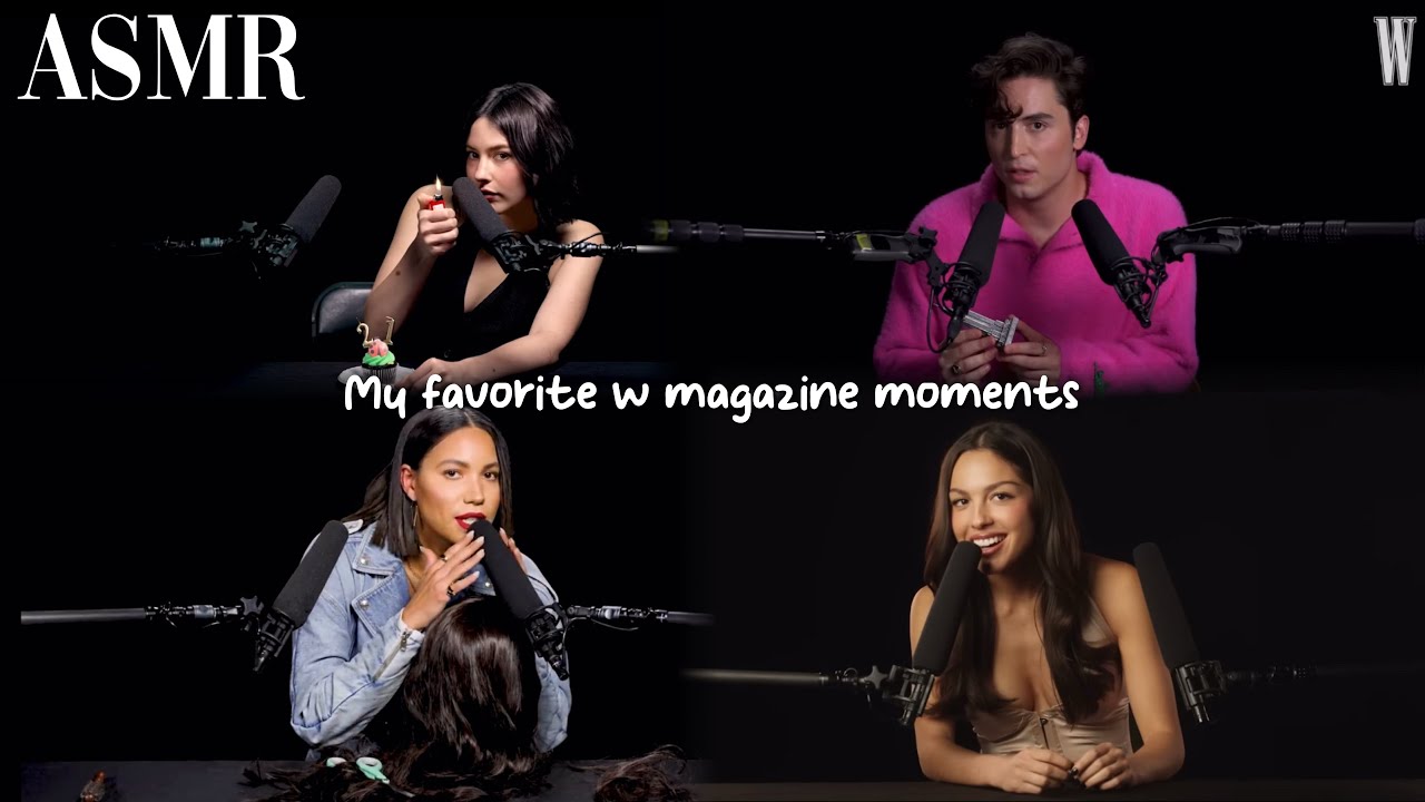 My favorite celebrity ASMR moments (w magazine edition) part 2