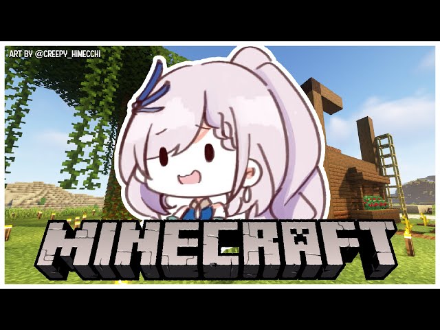 【Minecraft】(JP/EN server) Decorating my room in the bunkeronii pt. 2【Reine/hololiveID 2nd gen】のサムネイル