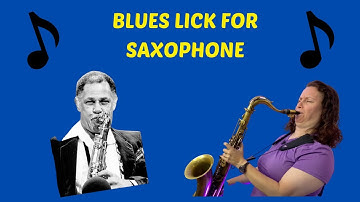 Blues Saxophone Lick from Dexter Gordon in Blue Monk