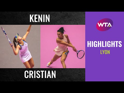 Sofia Kenin vs. Jaqueline Cristian | 2020 Lyon Second Round | WTA Highlights