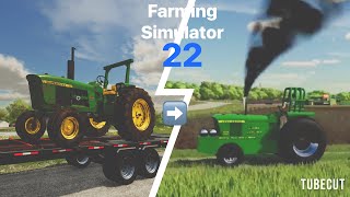 Turning An Abandoned 4020 Into A Pulling Tractor!! (Diesel Guzzler!) FS22 Restoration Series