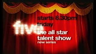 The All Star Talent Show Channel 5 TV Advert