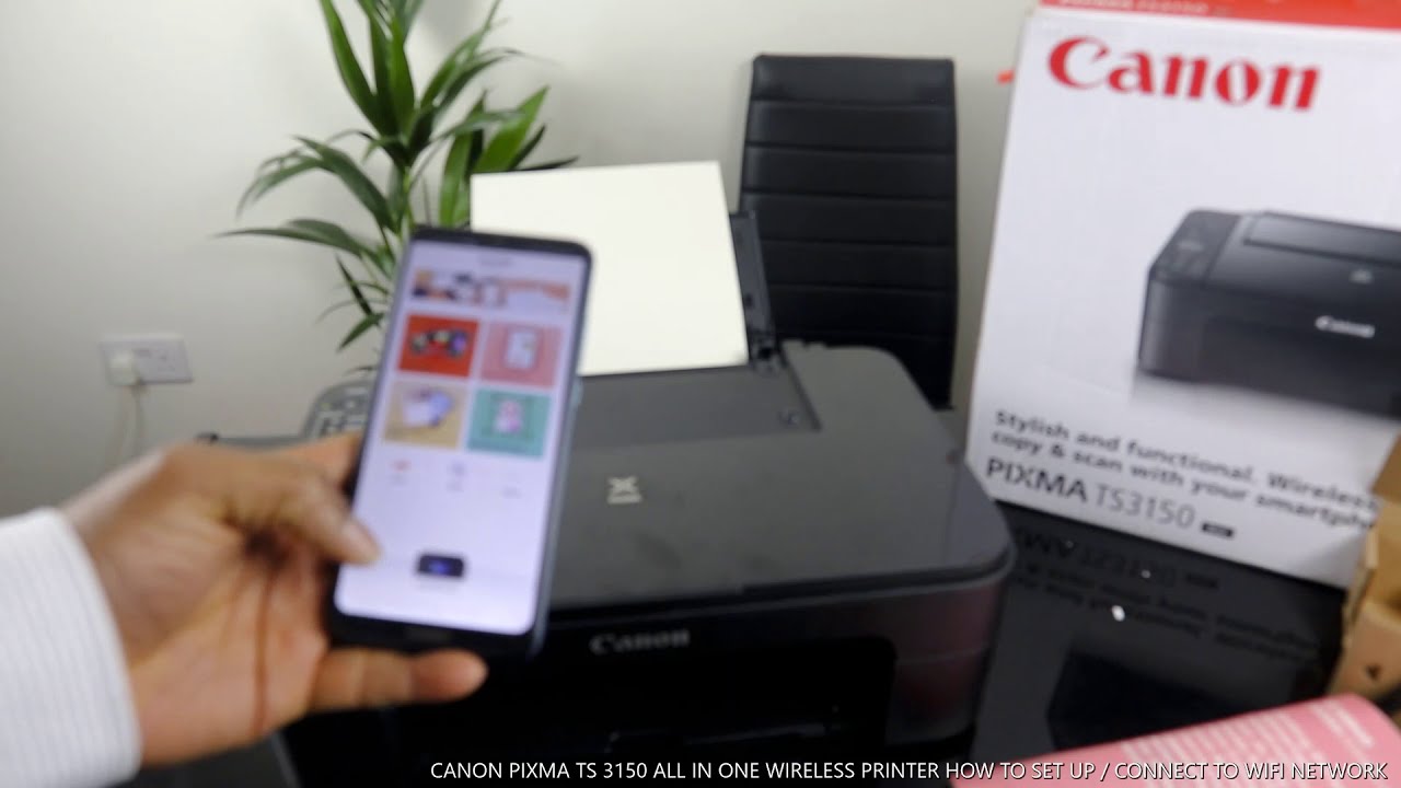 CANON PIXMA TS 3150 ALL IN ONE PRINTER HOW TO SET UP / CONNECT TO WIFI YouTube