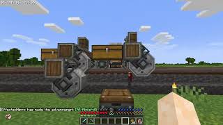 The First Railway on Earth in Minecraft Create Mod [03]
