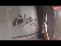 Writing Montana - Calligraphy Lettering Handstyle With MTN Speed Graffiti Street Art Spray Paint