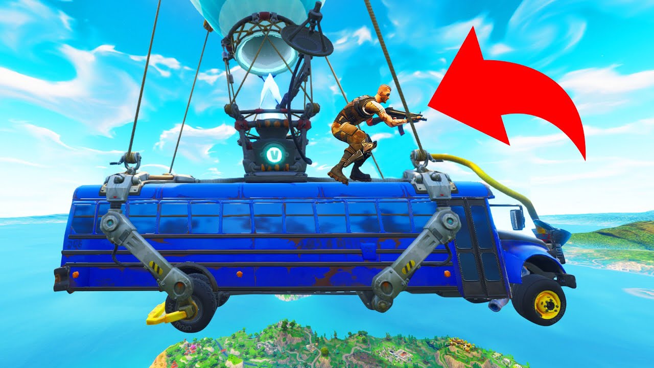 HIDING On TOP Of The Battle Bus! (Fortnite Hide and Seek ...