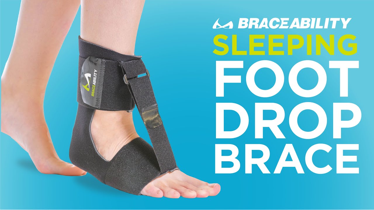 Sleeping Foot Drop Brace  Barefoot Ankle Orthosis Sock for