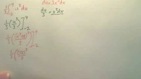 4.5e Integration by Substitution - Calculus