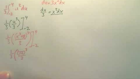 4.5e Integration by Substitution - Calculus