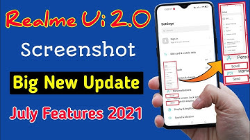 Android 11 Screenshot New Update | Realme Ui 2.0 New Features Screenshot | Screen shot Big Update