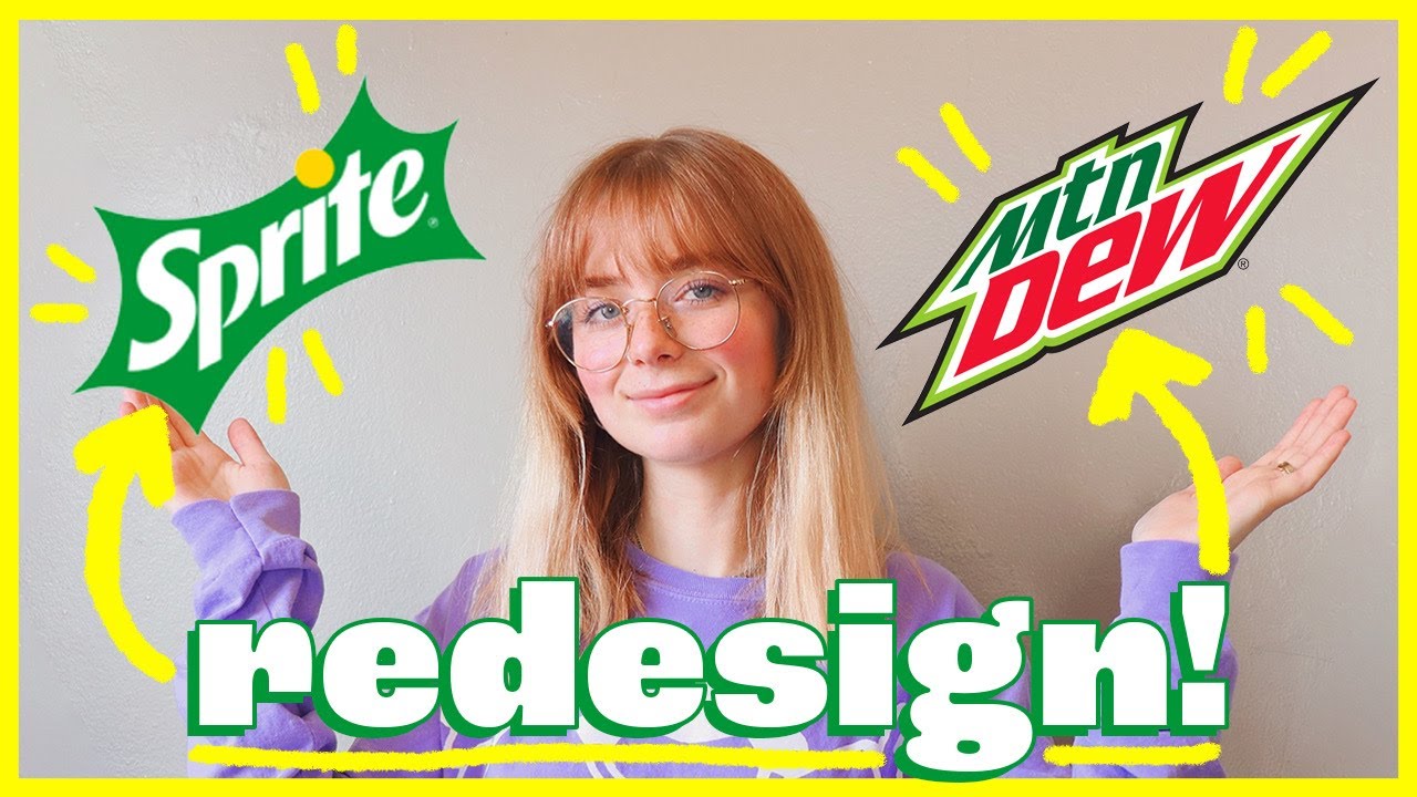 Redesigning Popular Soda Logos Youtube