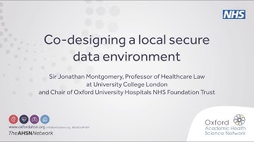 Co designing a local secure data environment