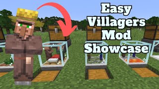 Easy Villagers 1.20 Mod Tutorial and Showcase | Minecraft 1.20 Mod Spotlight