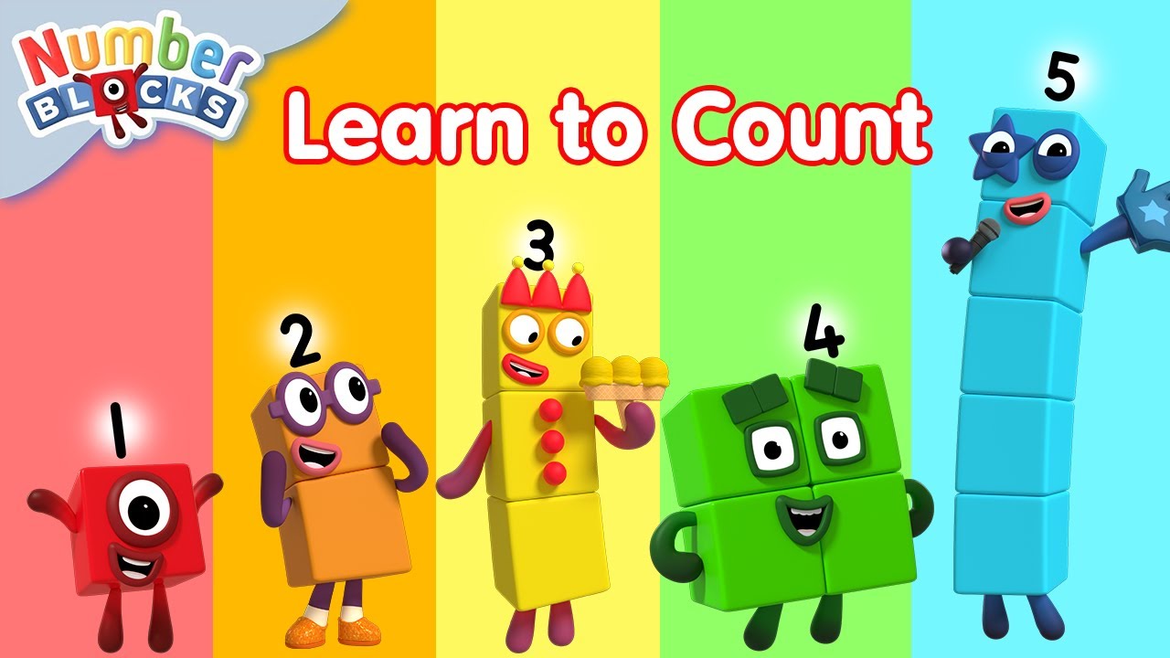 ⁣Let's count 1 to 5  | Learn to count 12345 | Counting Cartoons for Kids | @Numberblocks