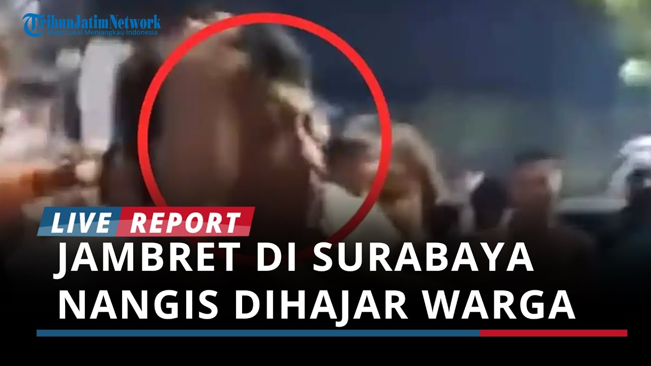 Sasar Ibu Bonceng Dua Anak, Pelaku Jambret di Surabaya  Dihajar Warga