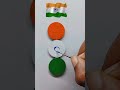 Great Indian Flag 🇮🇳 Drawing on coins #art #shorts #flag #indiaflag #republicday #indepdenceday