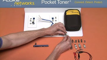 Pocket Toner - How to Connect and Detect Issues on Voice, Data, or Video cable: By Fluke Networks